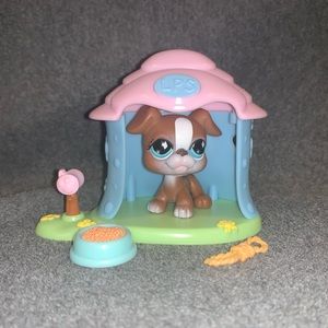 Littlest Pet Shop RARE Boxer Puzzle Pet #83 House